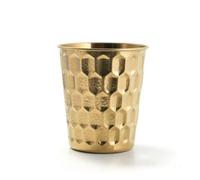 MotiveTech Secchiello Porta Bottiglie Spessorato Secchiello per Ghiaccio Portabottiglie da 5 Litri Recipiente per Bar, Feste, Oro