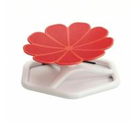 MotiveTech Sedia Sensoriale con Sedile a Fiore Stabile Sgabello Basso Profilo Giocattolo per Scuola Scuola Dell'infanzia, Asilo Nido, Rosa Rossa