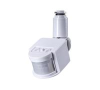 MotiveTech Sensore di Movimento Interruttore a Parete con Tecnologia a Infrarossi E Microonde Tempo di Spegnimento Regolabile 3-10 ° Corpo Compatto in Adatto per, White, Radar 110-240v