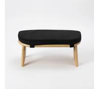 MotiveTech Sgabello da Meditazione Ergonomico Sgabello da Meditazione con Cuscino Rimovibile Pratica Fisica per Casa, Nero