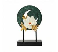 MotiveTech Soprammobile a Falce Astratto Statuetta | Moderno, Soprammobile con Base Rettangolare, Raffinato, Ornamento da Tavolo, per Soggiorno