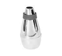 MotiveTech Sordina Dritta per Tromba, Accessorio Che Attenua Il Suono, Facile Da Installare, Sordina per Esercitarsi con, Argento