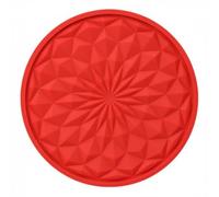 MotiveTech Sottobicchiere Auto Tappetino Portabicchieri Coaster Veicolo Cuscinetto Rotondo in PVC Flessibile con Trama Geometrica per Ridurre Gocce E Sporco, color to 3