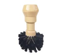 MotiveTech Spazzola con Manico in Legno Robusto | Professionale, Facile da Maneggiare, Pennello caffettiere, per, Operatori, Giallo, 51mm+54mm