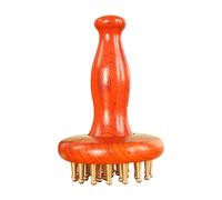 MotiveTech Spazzola Da Massaggio Massaggiatore Palmare Strumento Gua Sha Pettine Linfodrenaggio in Legno Robusto con Sfere Uniformi Adatto per Un Massaggio, Package B