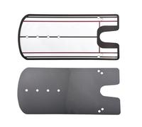 MotiveTech Specchio per Putt Golf Specchio Allenamento Putting Strumento Guida Allineamento Regolazione Memoria Muscolare Fori Direzione Multipla Acrilico Chiaro, 8 Fori