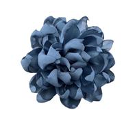 MotiveTech Spilla Fiore Spilla Fiore Brooch Spilla da Lapis Fiore Fatta a Mano Accessorio Vestito Materiale Tessuto Metallo Adatta per Matrimonio Festa Ufficio R, Blu Scuro