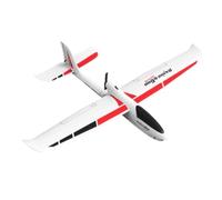 MotiveTech Stabilizzazione Assistente di Volo LED Aereo Riocomandato Aeromodello Aereo Rc per Principianti, Bianco