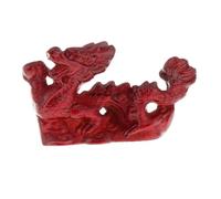 MotiveTech Statuetta di Drago Cinese Intagliata nel Legno, Decorazione Feng Shui per Il Capodanno Cinese, Decorazione Da Scrivania Multiuso, stile c