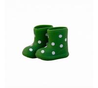 MotiveTech Stivali in Miniatura Dettagliato Compatto per Bambini che Giocano con le Bambole, Giochi di Immaginazione, Verde