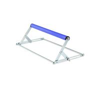 MotiveTech Supporto con Altezza Regolabile | in Acciaio Inox, Supporto a Rullo, Robusto, Cavalletto Pieghevole, per Laboratorio, 40CM