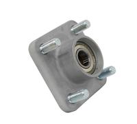 MotiveTech Supporto Flangiato con Prigionieri | Compatibile, Industriale, Flangia qurata con Cuscinetto, per Officina, Meccanici
