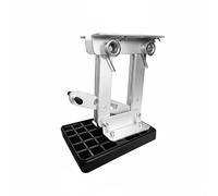 MotiveTech Supporto Motore Fuoribordo Staffa Motore Barca Staffa Pieghevole Staffa Poppa in Alluminio Resistente per Spazio Limitato E Montaggio Stabile Adatto per Yacht Barche a Vela Gommoni Pesca