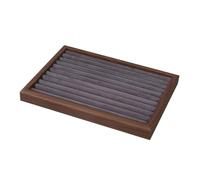 MotiveTech Supporto per Espositore, Vassoio Portaoggetti per Gioielli, Supporto per Espositori di Rabbia, Organizzazione Domestica, Vetrina per Moglie, Grigio, L