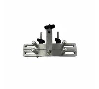 MotiveTech Supporto Percussioni Tamburello Campanelli Base Scanalata Aste Serraggio Vite Metallo Portatile Regolabile Stabile E Compatto Adatto per Prove Palcoscenico Esercizi