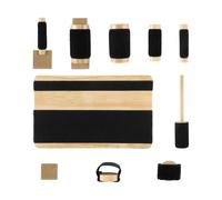 MotiveTech Tavola per Esercizi per Le Mani, Balance Board per Uomo e Donna, Base in Legno massello, attrezzo per rafforzare Le Mani, con Chiusure a Strappo