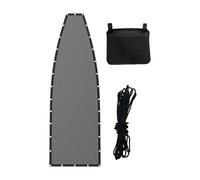 MotiveTech Tessuto di Ricambio Accessorio per Sdraio Poltrona da Esterno Lettino da Piscina E Sedia Curva Resistente Ai Raggi Solari Adatto per Arredare, Grigio Scuro con Custodia