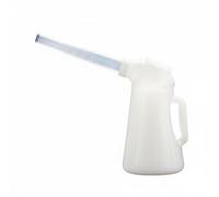 MotiveTech Travasatore per Olio e Carburante Antigoccia Contenitore Olio Motore Plastica Manico Ergonomico Caraffa Dosatrice in Plastica per Garage, 3L