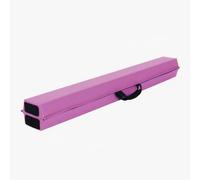 MotiveTech Trave di Equilibrio per Bambini Trave Allenamento Ginnastica Artistica Pratica Domestica Pieghevole con Schiuma EVA E Base Stabile Antiscivolo Pelle, Array, Rosa Scuro, 240×10/15×6.5cm