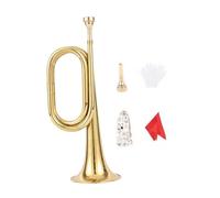 MotiveTech Tromba professionale portatile, strumento musicale in ottone, tromba da suonare per bambini, spettacoli dal vivo, principianti e adulti, Style C