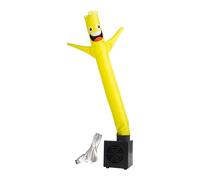 MotiveTech Tubo gonfiabile con figura danzante USB, regalo divertente con soffiatore per feste, mensola, pubblicità aziendale, compleanno, casa, Giallo
