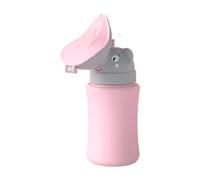 MotiveTech Vasino Portatile Bambini Urinale da Viaggio Antigoccia Tazza da Pipì Riutilizzabile Design Ergonomico Materiale PP Silicone Adatto a Viaggi Campeggio, Rosa