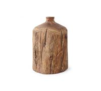MotiveTech Vaso a Bottiglia Semplicità Naturale Vaso a Collo Sottile Collo Stretto Rustico Vasi per nti Del Design, Soggiorno, Ingresso, 20 Cm, Carbonizzato B