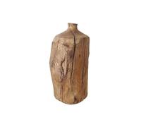 MotiveTech Vaso a Bottiglia Semplicità Naturale Vaso a Collo Sottile Collo Stretto Rustico Vasi per nti Del Design, Soggiorno, Ingresso, 15 Cm, Naturale A