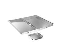 MotiveTech Vassoio raccogli Grasso Universale per griglia, Robusto, Facile da Montare, antiruggine, Resistente al Calore, per Barbecue, Feste, Attrezzi