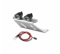MotiveTech Vehicle Chassis Frame Telaio Supporto Parafanghi Guardia Anteriore Illuminata per Auto RC in Acciaio Inossidabile per Upgrade Resistente E Protezione