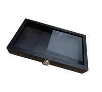 MotiveTech Vetrina per Gioielli, Espositore da Collezione, Scatola Porta Distintivi, Organizer per Spille da Bavero, Cavigliere, Collane, Gemelli.