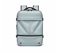 MotiveTech Zaino da Viaggio Donna Zaino Borsa Valigia Trolley con Volume Regolabile Tasca Notebook 40cm Spallacci Sagomati Collego, Blu, Blu Piccolo, 16 Pollici