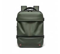 MotiveTech Zaino da Viaggio Donna Zaino Borsa Valigia Trolley con Volume Regolabile Tasca Notebook 40cm Spallacci Sagomati Collego, Verde, Verde Militare Piccolo, 16 Pollici