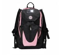 MotiveTech Zaino Pattini in Linea Borsa Pattinaggio Zaino Pattini Roller Borsa Pattini Struttura Stabile Antiurto con Scomparti Separati per Tenere in Ordine, Array, Rosa, Piccolo 28-37 3 110/4 100