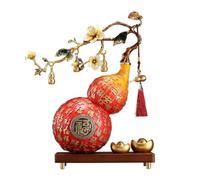 MotiveTech Zucca Decorativa Compatta | Dettagli Dipinti a Mano, Statuetta di Zucca, Soprammobile, per Soggiorno, Stile B