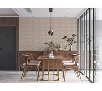 Motivi Astratti In Stile Retro - Beige, Crema, Greige