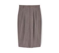 Motivi - Gonna midi a tubino con pieghe - - Skirts - Donna - Grigio - 2XS