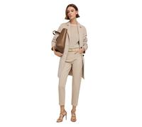Motivi: Pantaloni Carrot in Drill Rianne Beige. 46 Stagione Primavera Estate 2025.