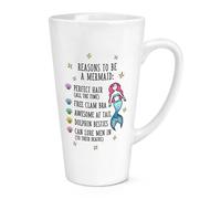 Motivi Per Essere Una Sirena Tazza Grande Da 17oz - Divertente