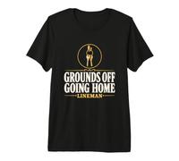 Motivi per Tornare a casa Lineman End of Shift Line Crew Maglietta Premium
