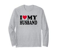 Motivo a Cuore ICH Liebe Meinen Ehemann Maglia a Manica
