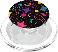 Motivo a forma di stella retrò anni '80 e '90, colore: rosa foglia di PopSockets PopGrip per MagSafe