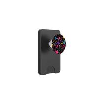 Motivo a forma di stella retrò anni '80 e '90, colore: rosa foglia di PopSockets PopWallet per MagSafe