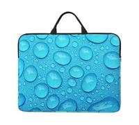 Motivo a goccia blu sull'acqua, Custodia per laptop da 14 pollici, borsa per notebook, custodia per laptop, valigetta con maniglia