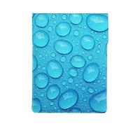 Motivo a goccia blu sull'acqua, Custodia per laptop in pelle PU, borsa per notebook, custodia per laptop, custodia per tablet