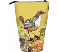 Motivo a molla Astuccio telescopico per matite Cancelleria Penne Scatola portaoggetti con chiusura a cerniera per donne Uomini Ragazzi Ragazze e fiori che sbocciano sul ramo Gia