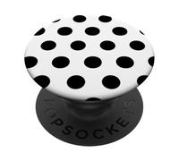 Motivo a pois bianchi e neri - Pois PopSockets PopGrip Adesivo