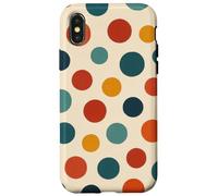 Motivo a pois colorati e divertenti Custodia per iPhone X/XS