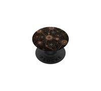Motivo a pois con pozza d'acqua del deserto ocra PopSockets PopGrip Adesivo
