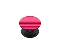 Motivo a righe retrò rosso e rosa PopSockets PopGrip Adesivo